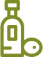 Icono de botella de aceite con aceituna